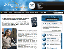 Tablet Screenshot of angeo.fr